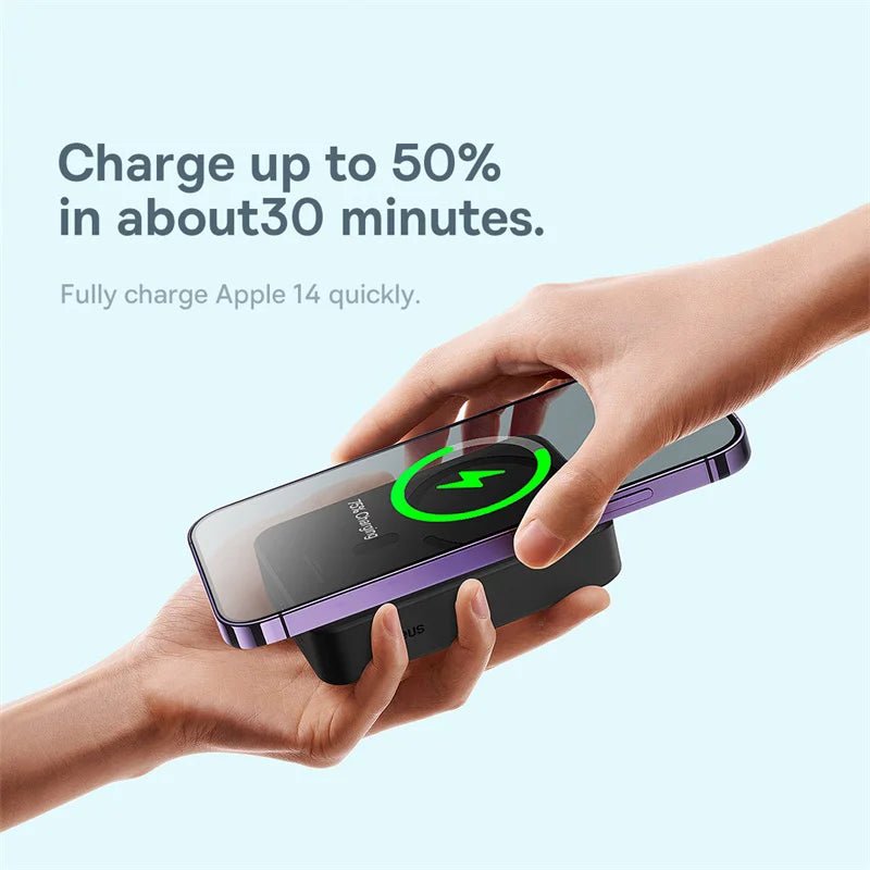 Power Bank 10000mAh Magnetic Wireless Fast Charge