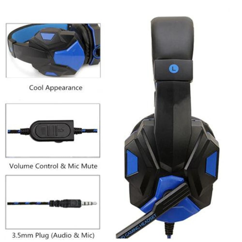 Subwoofer Gaming Wireless Headphone with Mic