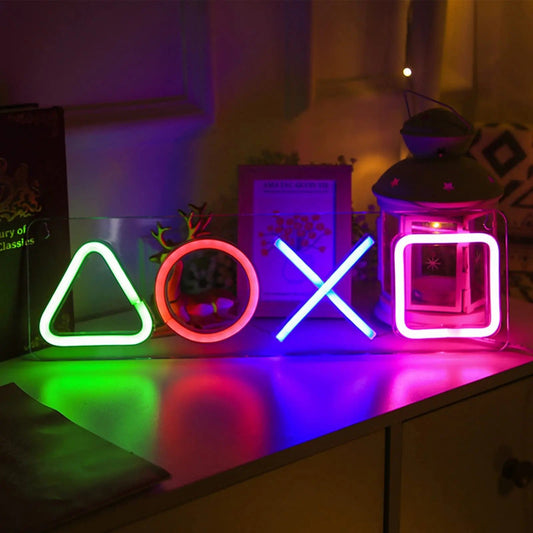 Neon Sign Custom PS4 Game Icon Light for Wall Hanging