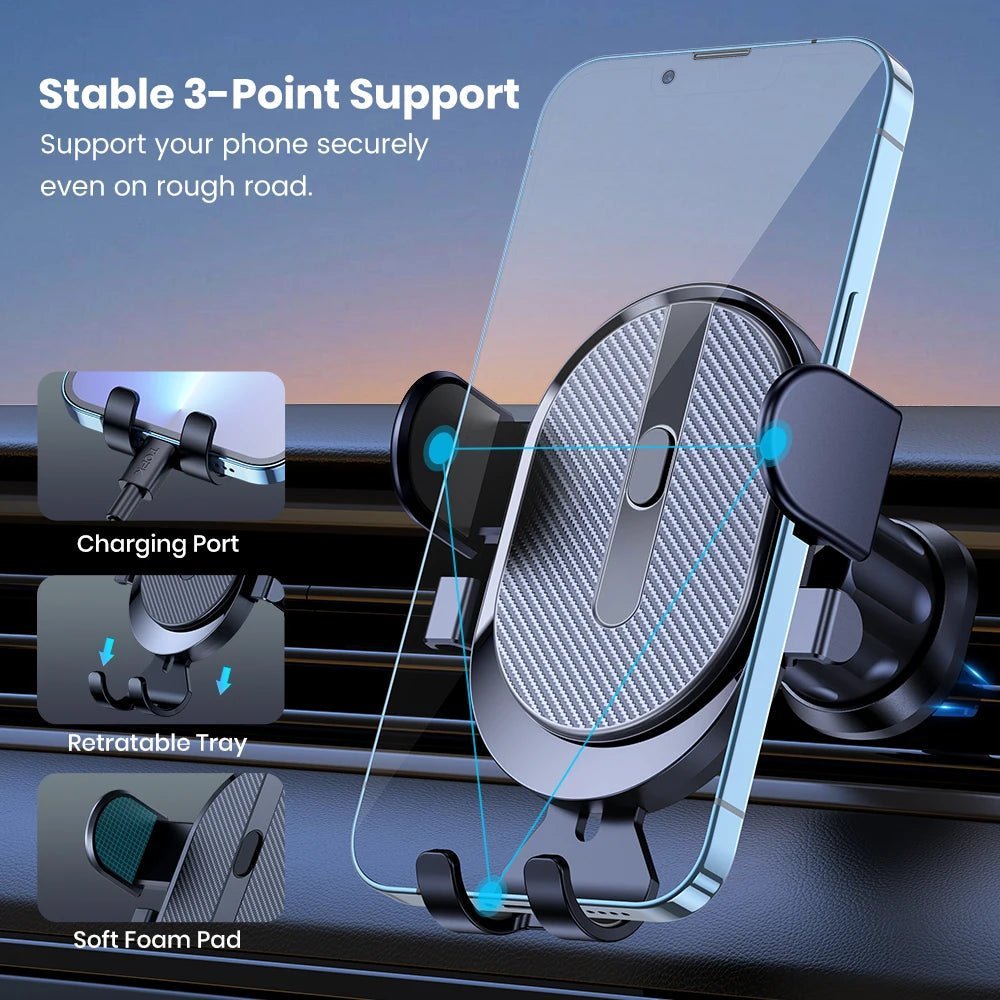 Car Phone Holder Mount with Hook Clip